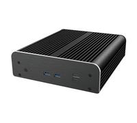 Akasa Newton RC, conçu pour ASUS NUC 14/15 Pro (Revel Canyon/Cyber Canyon) Core™ i3 et Core™ i5/i7 avec vPro, aluminium Silent Mini Fanless Case, support 2,5" SATA HDD/SSD et VESA, A-NUC105-M1B