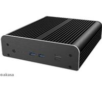Akasa Newton TN - Ultra Small Form Factor (USFF) - PC - Noir - Aluminium - Maison Bureau - Kensington