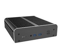 Akasa Newton WS, pour Intel® NUC12 Pro (Wall Street Canyon) et NUC11 Pro (Tiger Canyon), boîtier PC, Support VESA et Prise Audio, châssis d'ordinateur sans Ventilateur, A-NUC92-M1B