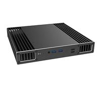 Akasa Plato WS, pour Intel® NUC 13/12/11 Pro (Arena Canyon/Wall Street Canyon/Tiger Canyon), boîtier PC à Profil Bas en Aluminium, Support VESA, châssis d'ordinateur sans Ventilateur, A-NUC85-M1B