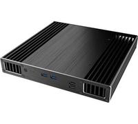 Akasa Plato X7D - Small Form Factor (SFF) - PC - aluminium - noir - UCFF - bureau à domicile