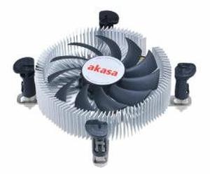 Akasa refroidisseur et radiateur - Low Profile Intel CPU Cooler avec ventilateur PWM