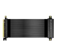Akasa Riser Black X2, Premium PCIe 3.0 x 16 Riser Kabel, 20cm - Schwarz