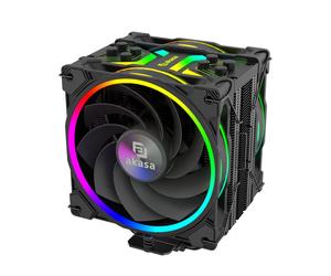 Akasa SOHO Processeur Refroidisseur d'air 12 cm Noir 1 pièce(s)