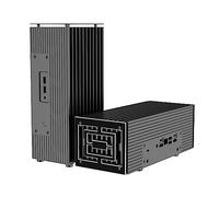 Akasa Turing AC Pro, for Intel® NUC 13/12 Pro (Arena Canyon/Wall Street Canyon), Aluminium Fanless NUC Case with Thermal Kit, Supports up to 40W TDP, Vertical or Horizontal Placement, A-NUC95-M1B
