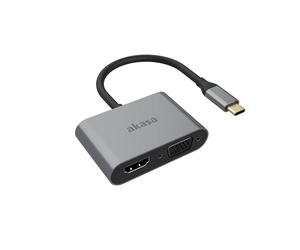 AKASA USB Typ C 2-In-1 Display-Adapter
