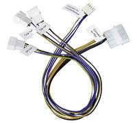 Akasa Câble de raccordement pour ventilateurs PC 3x mâles + 1x alimentation IDE mâle 30 cm