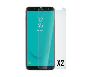 Akashi 2 façades de protection en verre trempé 9H pour Samsung Galaxy J6 2018