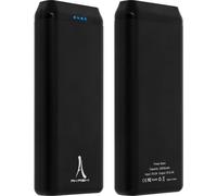 Akashi 20 000 mAh Powerbank, 2x ports USB + port micro-USB - Noir