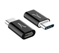Akashi Adaptateur Micro USB vers USB Type C Charge et Synchro Noir