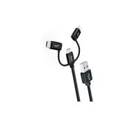 AKASHI Akashi Câble 3 en 1 Charge/Sync USB - Micro USB/Mini USB