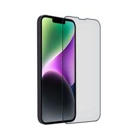 Vitre Ecran pour iPhone 14 et 13 et 13 Pro Verre Trempé 9H Bords Biseautés Contour Noir