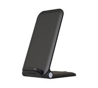 Akashi Chargeur à induction sans fil Qi 15W – Support ajustable – Noir