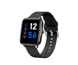 Akashi ALTSWAT1BLK smartwatche et montre de sport 4,29 cm (1.69 ) Numérique Écran tactile Noir