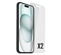 Akashi ALTVTI15PL2TG écran et protection arrière de téléphones portables Protection d'écran transparent Apple 2 pièce(s)