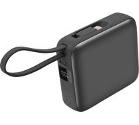 Akashi, banque d'alimentation 10000mAh 22.5W USB-C/Lightning/USB-C, gris foncé