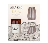 Akashi Blended Whisky Japonais Coffret + 2 verres 40° 50cl