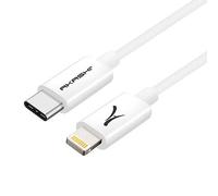 AKASHI CABLE USB-C A LIGHTNING DE 3 METROS BLANCO