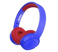 Akashi Casque Bluetooth 5.1 pour Enfant Autonomie 8h Pliable Bleu / Rouge
