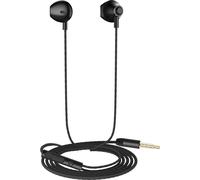Akashi, Casque filaire avec jack 3,5 mm et microphone intégré, noir