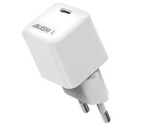 Chargeur USB-C SuperGaN 30W Compact Certifié Origine France Garantie Akashi Blanc