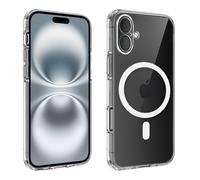 Akashi Coque de protection antichoc transparente pour iPhone 16 Plus compatible MagSafe