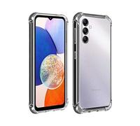 Akashi - Coque de protection pour téléphone portable - anti-chocs, coins renforcés - polyuréthanne thermoplastique (TPU) - transparent - pour Samsung
