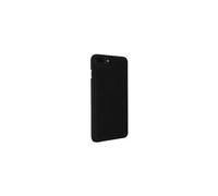 Akashi - Coque de protection pour téléphone portable - cuir italien authentique - noir - pour Apple iPhone 6 Plus, 6s Plus, 7 Plus, 8 Plus
