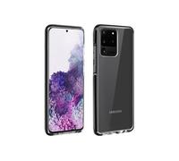 Akashi - Coque de protection pour téléphone portable - robuste - noir, transparent - pour Samsung Galaxy S20 Ultra 5G