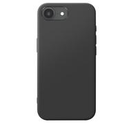 Akashi Coque pour iPhone 17e Silicone Souple Finition Mate Noir