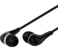 Akashi Ecouteurs intra-auriculaires avec prise jack 3,5 mm, télécommande - Noir