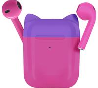 Akashi, écouteurs sans fil Bluetooth pour enfants, volume sécurisé, microphone, rose