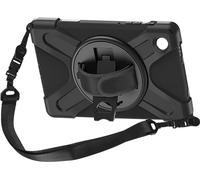 Akashi, étui de protection antichoc pour Galaxy Tab A9 support et poignée rotative, noir