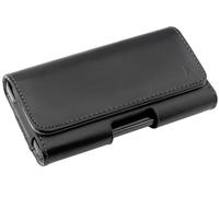 Akashi - Sac étui pour téléphone portable - synthétique - noir - 5.5"