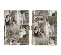 Akashi Housse Étui Folio Design Hollywood pour Tablettes 9'' à 10''