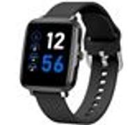 Akashi ALTSWAT1BLK smartwatche et montre de sport 4,29 cm (1.69 ) Numérique Écran tactile Noir