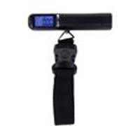 Pèse-bagage Digital 50Kg Affichage LCD Rétroéclairé 4 Unités de mesure Noir