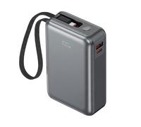 Akashi PowerBank 20000mAh 65W Double Port USB avec Câble Dragonne USB-C Intégré