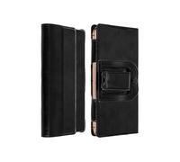 Akashi Sac-étui pour téléphone portable synthétique noir 5.5"