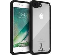 Akashi Technology - iPhone 8 Plus Coque étanche, iPhone 7 Plus Coque 360 degrés Bumper Case Robust Cover [Aegis] avec protection d'écran intégrée, Noir