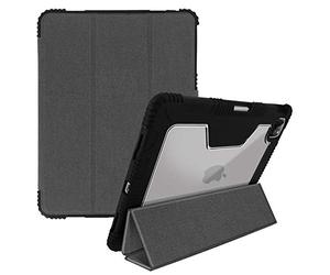 AKASHI TECHNOLOGY - Protection Coque Smart Cover iPad, Coque iPad 10.2 2019, Intégrale Anti-Chute, Anti-Choc avec Support Tablette Orientation 360° - pour iPad 2019 10,2 Pouces (Etui Folio Renforcé)