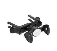 AKASHI TECHNOLOGY - Support Telephone Voiture Portable Smartphone pour Grille d'Aération Ronde, Voiture Accessoires Interieur - Noir