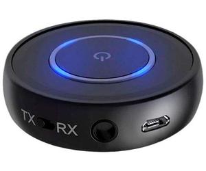 AKASHI® TECHNOLOGY - Transmetteur Bluetooth 5.0 2-en-1 Récepteur et Émetteur Adaptateur Bluetooth Sans Fil Jack 3,5mm APTX Faible Latence pour Casque TV PC Ordinateur Tablette Enceinte Voiture