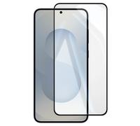 Akashi Verre Trempé pour Galaxy S25 Dureté 9H Anti-rayures Total Cover Noir