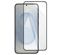 Akashi Verre Trempé pour Galaxy S25 Plus Dureté 9H Anti-rayures Total Cover Noir