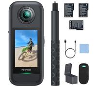 AKASO 360 Kit de Création - Camera Sport à 360° avec 5.7K 360 Vidéo, Capteurs 48MP 1/2", 72MP Photo, SuperSmooth, 2.29" Écran Tactile, Effet Selfie Stick Invisible, Horizon 360° Lock, Stabilisation