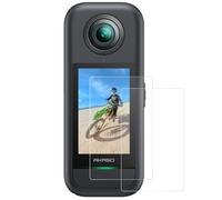 AKASO 360 Protection D'écran pour Caméra Sport (2 Pack), Film de Protection en Verre Trempé pour Écran LCD, Ultra HD, Dureté 9H, Résistant Aux Rayures