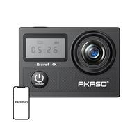 Akaso Brave 4 Action Cam, 20MP, 4K, 24fps, zoom 5x, affichage frontal, WiFi