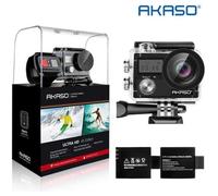 AKASO Caméra Sport Etanche Brave 4 4k WiFi 20MP Action Cam, Caméscope Ultra HD Écran LCD Grand Angle 170° EIS 30M sous-Marine 2.4GO