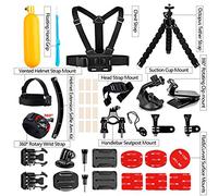 Akaso Kit Of 14 Action Accesories Argenté